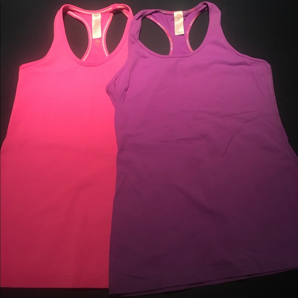 ivivva GIRLS lululemon RACERBACK TANK lot SIZE 12